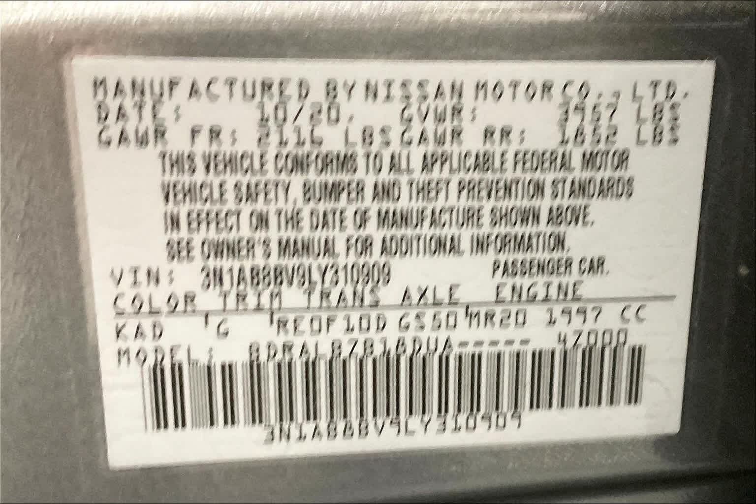2020 Nissan Sentra S - Photo 67