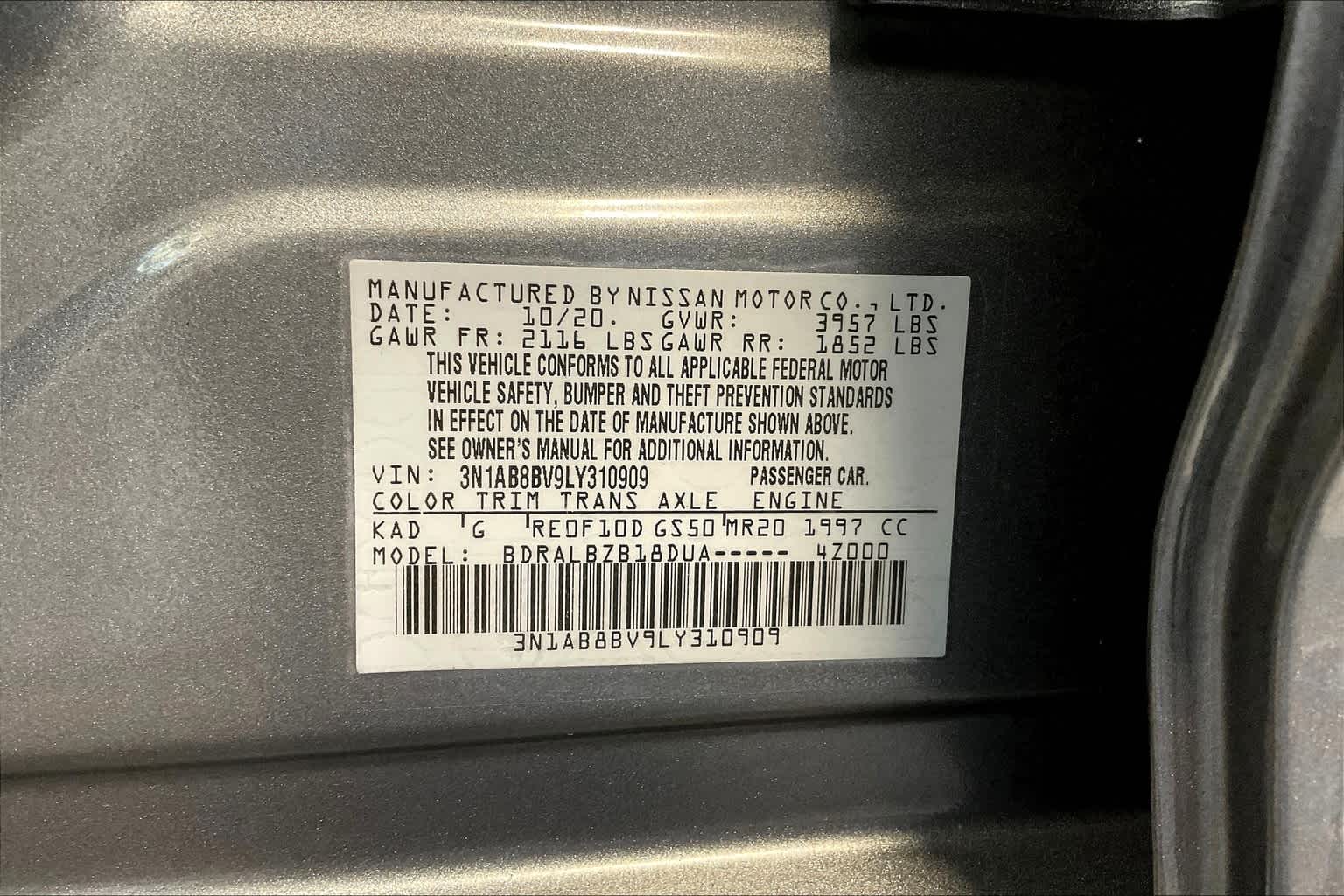 2020 Nissan Sentra S - Photo 68