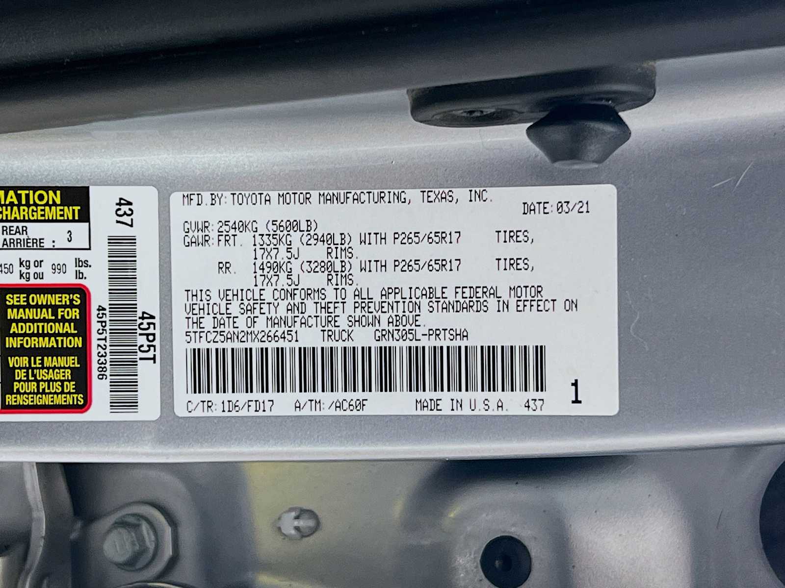 2021 Toyota Tacoma TRD Sport Double Cab 5 Bed V6 AT - Photo 30