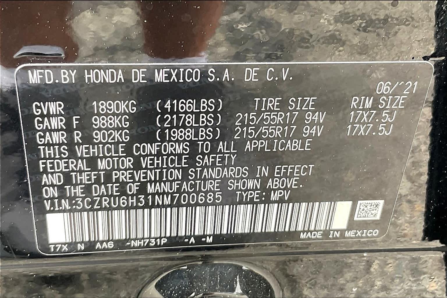 2022 Honda HR-V LX - Photo 34