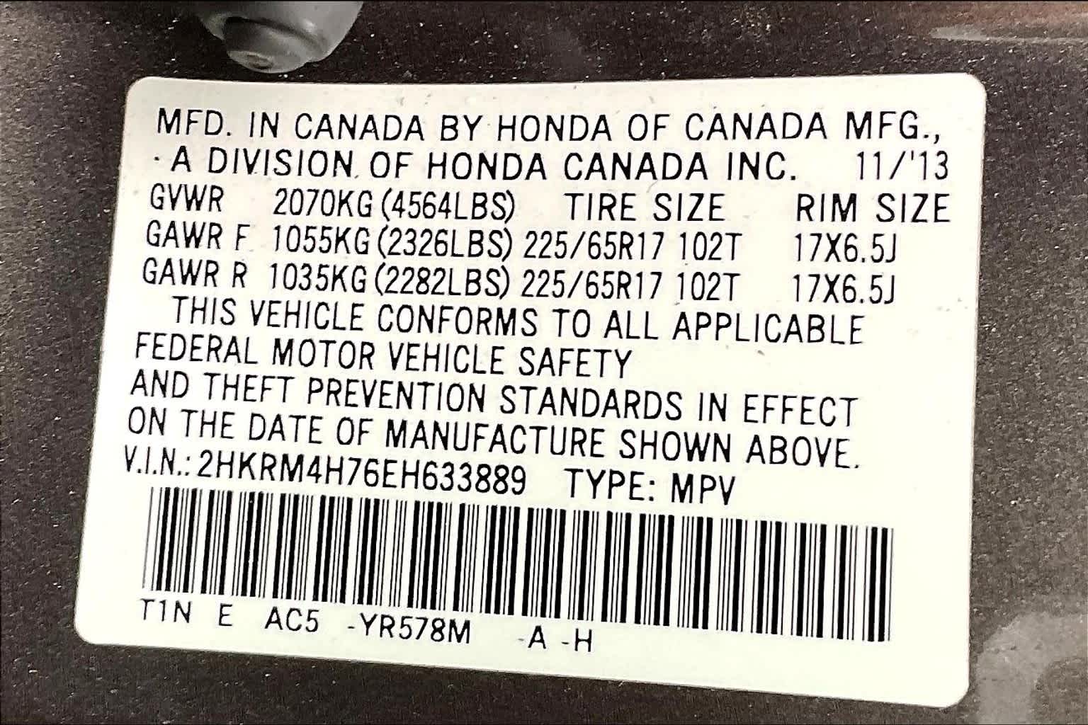 2014 Honda CR-V EX-L - Photo 34